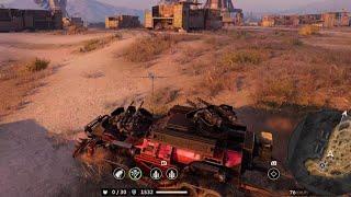 Crossout Clan Confrontation 2P Party. Trying To Win And Survive. Cyclone Fuel Farmer Build Gameplay