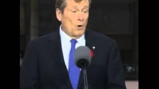 John Tory reaches out to Doug Ford to help build up the city Oct 28, 2014