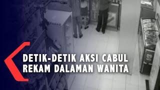 Detik-Detik Aksi Cabul Rekam Celana Dalam Wanita Terekam CCTV