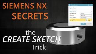 Siemens NX Tutorial - Increase the model stability with a simple trick during sketch creation