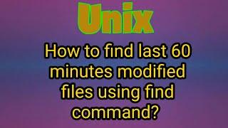 Find command in Unix part-3 with real time examples|| Priya || 2021