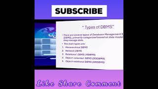 #brightwayonlineeducation  #DBMS #dbms  #types