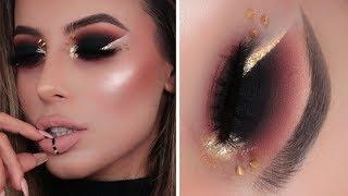 SASSY BLACK AND GOLD GRUNGE INVISIBLE EYELINER TUTORIAL