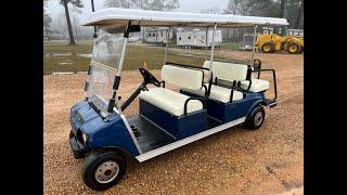 2016 Club Car Villager 6 Passenger Gas Powered Golf Cart SN533 Lot#17