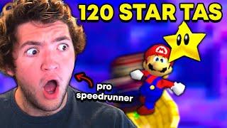 Simply reacts to Super Mario 64 120 Star TAS Speedrun