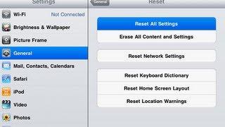 How To Reset Ipad Mini