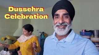 ਦੁਸ਼ਿਹਰਾ ਮਨਾਇਆ ਘਰੇ ਪਕੌੜੇ ਬਣਾਕੇ - Dussehre dia ronka