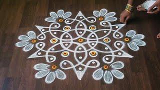 Festival daily rangoli designs  Traditional muggulu designs  Latest creative kolam 