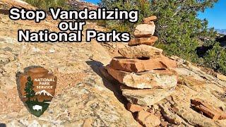 Colorado National Mounument: The Devils Kitchen Trail Trail Vandalism