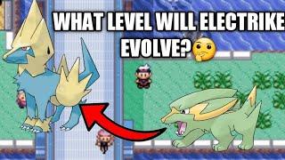 How to Evolve Electrike to Manectric on Pokemon Ruby,Sapphire and Emerald