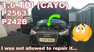 Audi A1 1.6 TDI limp mode... New turbo same problem? Fault finding...