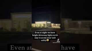 We have driveway and indoor lights to make you feel super safe getting in and out your unit! #aiken
