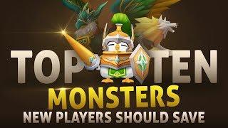 Top 10 Monsters New Players Should Save | Summoners War