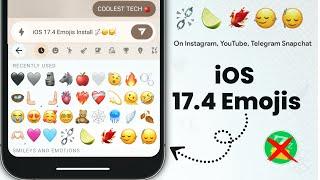 iOS 17.4 Emoji on Android ‍↕️| How to Get iOS 17.4 Emojis on Android | iOS 17.4 Emoji Without zfont