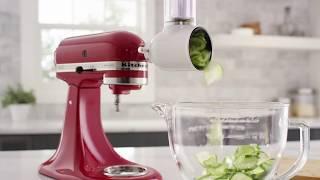 How To: Use the Fresh Prep Slicer/Shredder Attachment | KitchenAid