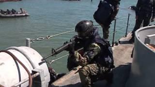 USS Denver's VBSS Team trains with Timor Leste Navy
