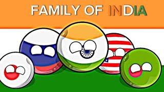 India's Family FT Countryballs (Independence Day Special )