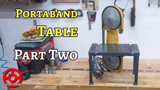 Making a Table for a Millers Falls Model 9954 Portable Bandsaw | Part 2