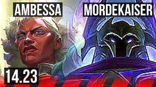 AMBESSA vs MORDEKAISER (TOP) | NA Grandmaster | 14.23