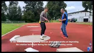 SHOT PUT with ROTATION TECHNIQUE