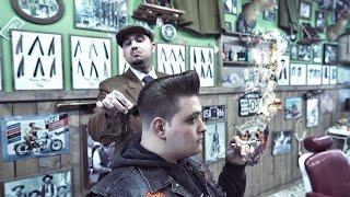  ASMR BARBER - From PONYTAIL to POMPADOUR - Massive HAIRCUT TRANSFORMATION