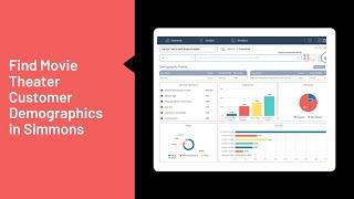 Find Movie Theater Customer Demographics in Simmons