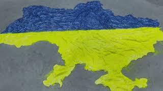 работа над картиной Украина #украина #ukraine #ukraina #feidal #maps #country #blue #yellow #flag