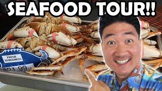 Exploring the TRENDIEST SEAFOOD MARKETS around Southern California!