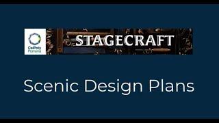 Stagecraft - Scenic Design Plans