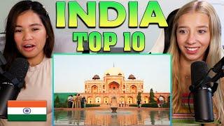 American Girls React to 10 Best Places to Visit in India!