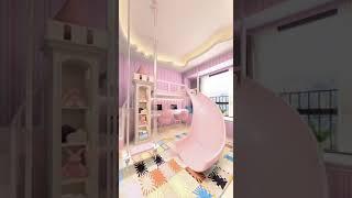 kids room decorating ideas// creative girls room ideas #kidsfashion#girls#pink#interiordesign#2021