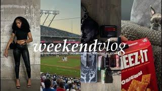 weekend vlog: my first baseball game, errands runs, girl his card declined.. TWICE!