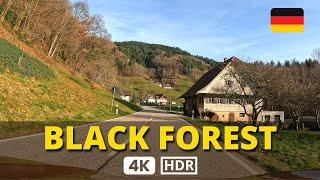  Driving through The BLACK FOREST GERMANY Road Trip 4K from LAHR to MUMMELSEE Schwarzwald 