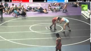 220 Brandon Lin vs. Jaron Olson