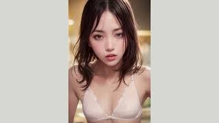 4K AI 룩북 도심속 란제리 화보 Lingerie pictorial in the city 都心のランジェリーの写真 001