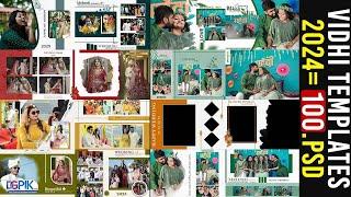 2024 Free PSD | WEDDING VIDHI 100PSD Templates 10 Volume