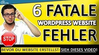 WordPress Website Erstellen [2025]: Vermeide Die 6 Fatalen Fehler Die Alles Zerstören (Deutsch | HD)