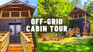 Off-Grid Cabin + Sky Deck Tour // 196 Square Feet Tiny House // New York Airbnb in Finger Lakes