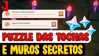 PUZZLE DAS TOCHAS + 2 CONQUISTAS SECRETAS - ILHA TSURUMI 2.2 | GENSHIN IMPACT