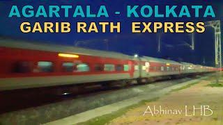 12502 Agartala - Kolkata GARIB RATH EXPRESS towards Guwahati | LHB GaribRath AC Economy Coach's Rake