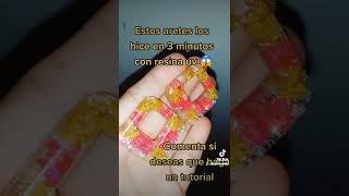 Aretes hechos en 3 minutos