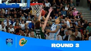 Turk Telekom edges Cedevita in group B top-class match! | R3 Highlights | 2024-25 BKT EuroCup