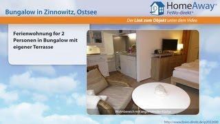 Usedom: Ferienwohnung for 2 Personen in Bungalow mit eigener Terrasse - FeWo-direkt.de Video