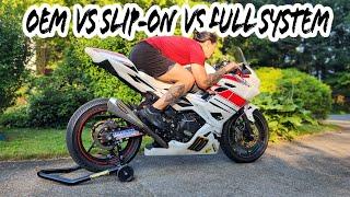 Kawasaki Ninja 400 Exhaust Comparison - OEM vs. Slip-On vs. Full System | Which is BEST?