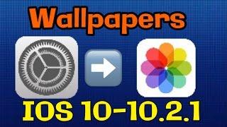 Save The Inbuilt Wallpapers To Your Photo Library On iPhone! IOS 10 - 10.2.1