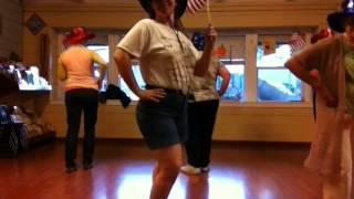 'Stars and stripes' demo in contra no Flag movements www.DanceBecauseYouCan.com