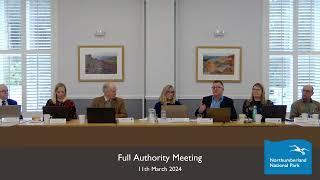 Full Authority Meeting - 11 March 2024