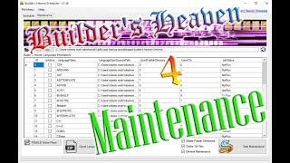 Builder's Heaven 4 - Maintenance and Backup tutorial
