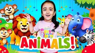 Learn Wild Animals, Sea Animals And Farm Animals | Best Educational Kids Songs And Nursery Rhymes