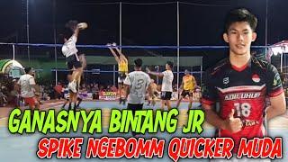 WAUUQUICKER TAJAM BINTANG JR‼️TAK MAMPUH DI BENDUNGSPIKE NGEBOMM  SIMPANG CUP III 2024